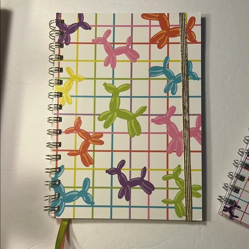Colorful Balloon Animal Notebooks Set of 2 Gift Set